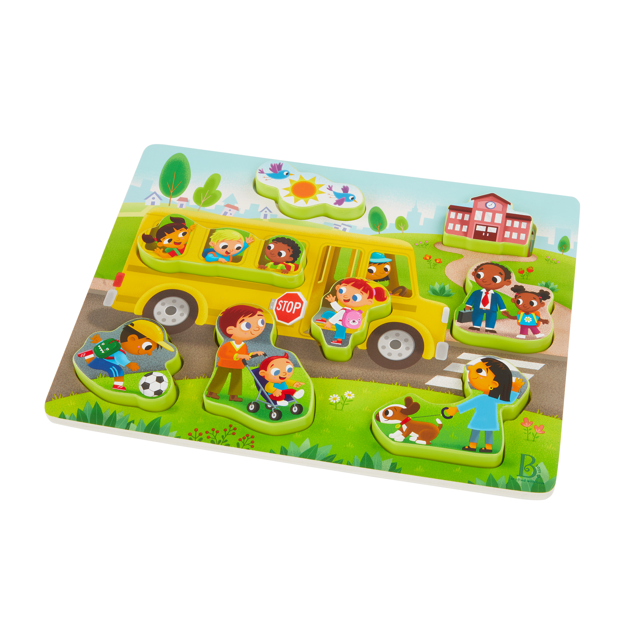Peek & Explore - School Bus